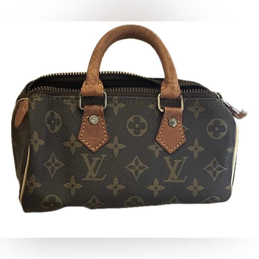 Authentic Vintage Louis Vuitton Monogram Mini Sac HL Speedy